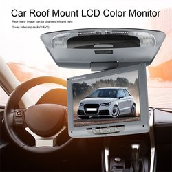 Moniteur de documents LCD pour montage sur toit de voiture, Ã©cran rabattable, limitation aÃ©rienne, vidÃ©o au plafond, affichage, 9 pouces, 800x480 small picture n° 2