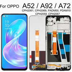 Bloc Ã©cran tactile LCD de remplacement, 6.5 pouces, pour OPPO A72 A92 A52 4G CPH2069 CPH2067