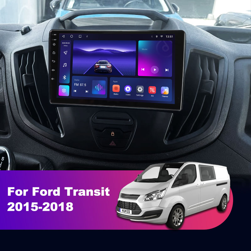 QSZN-Autoradio Android 12, 9 Pouces, 2K, QLED, Lecteur VidÃ©o, GPS, 4G, Carplay, Limitation, pour Ford ATIC 2015, 2016, 2017, 2018 n° 1