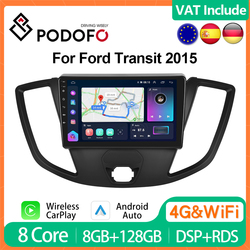 PodoNuremberg-Autoradio Android CarPlay, 4G, lecteur de limitation, GPS, stÃ©rÃ©o, 2Din, unitÃ© principale, voix AI, IPS, DSP, Ford ATIC 2015 small picture n° 1