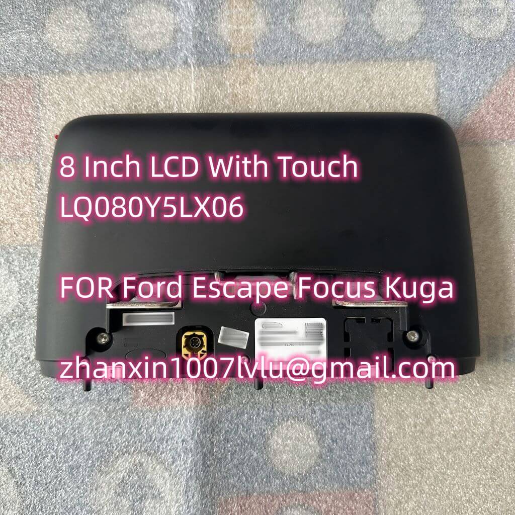 Écran LCD avec écran tactile pour voiture Ford Escape Focus Kuga, radio audio CD, navigation, neuf, original, LQ080Y5LX06, 8 pouces n° 5