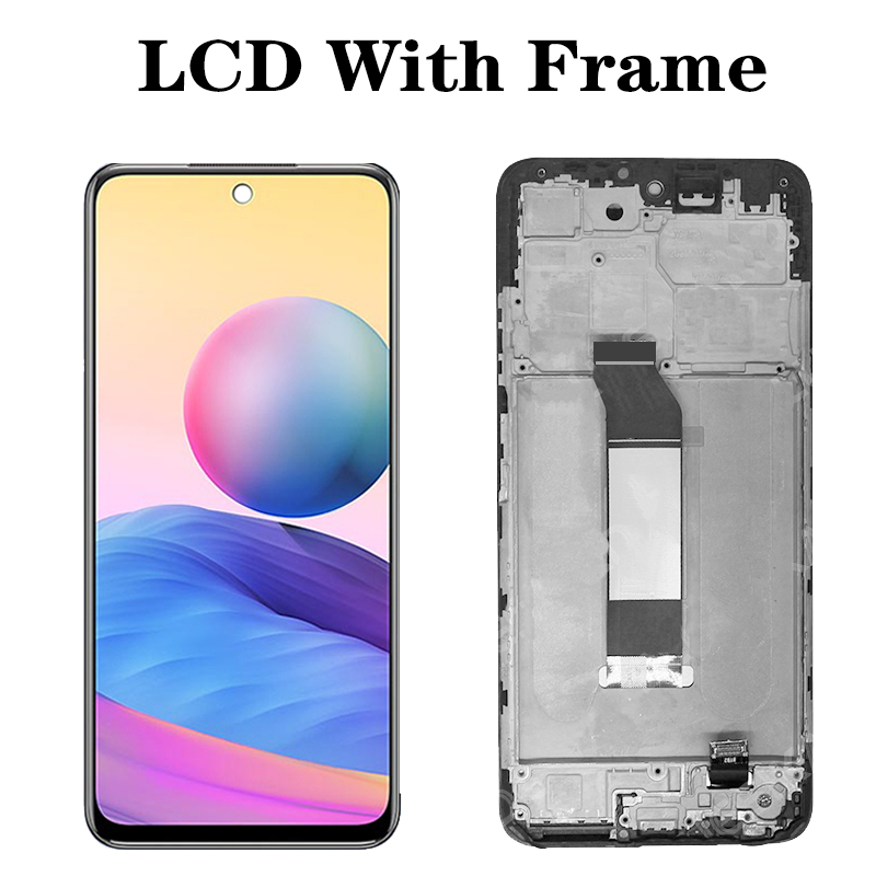 Ã‰cran tactile LCD avec chÃ¢ssis, 6.5 pouces, pour Xiaomi Poco M3Pro 5G M2103K19PG M2103K19PI, Original n° 4