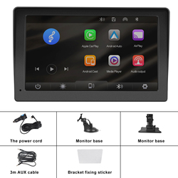 PodoNuremberg-Moniteur de voiture universel, AirPlay, Radio, Limitation, Lecteur vidÃ©o, Portable, HD, Carplay sans fil, Commande vocale automatique, 7 pouces small picture n° 6