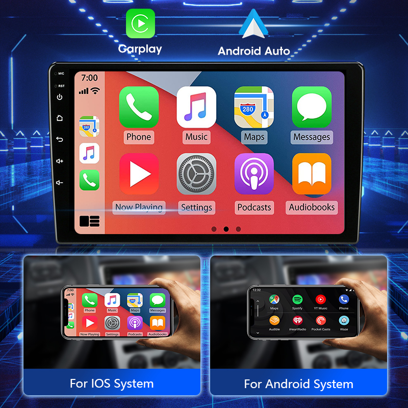 Autoradio Android 12 pour KIT 207 CC 207CC 2006-2015, 2 Din, Limitation, Lecteur VidÃ©o StÃ©rÃ©o, Carplay, 4G, UnitÃ© Principale, GPS, RDS n° 4