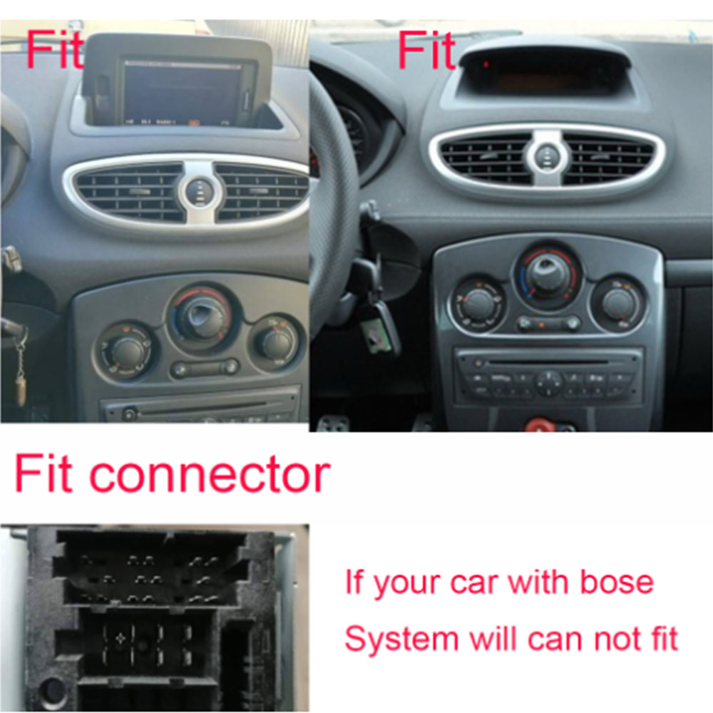 Autoradio Android 12, Navigation GPS, Lecteur VidÃ©o, StÃ©rÃ©o, 2DIN, Limitation, pour Voiture Renault Clio 3 (2005-2014) n° 2