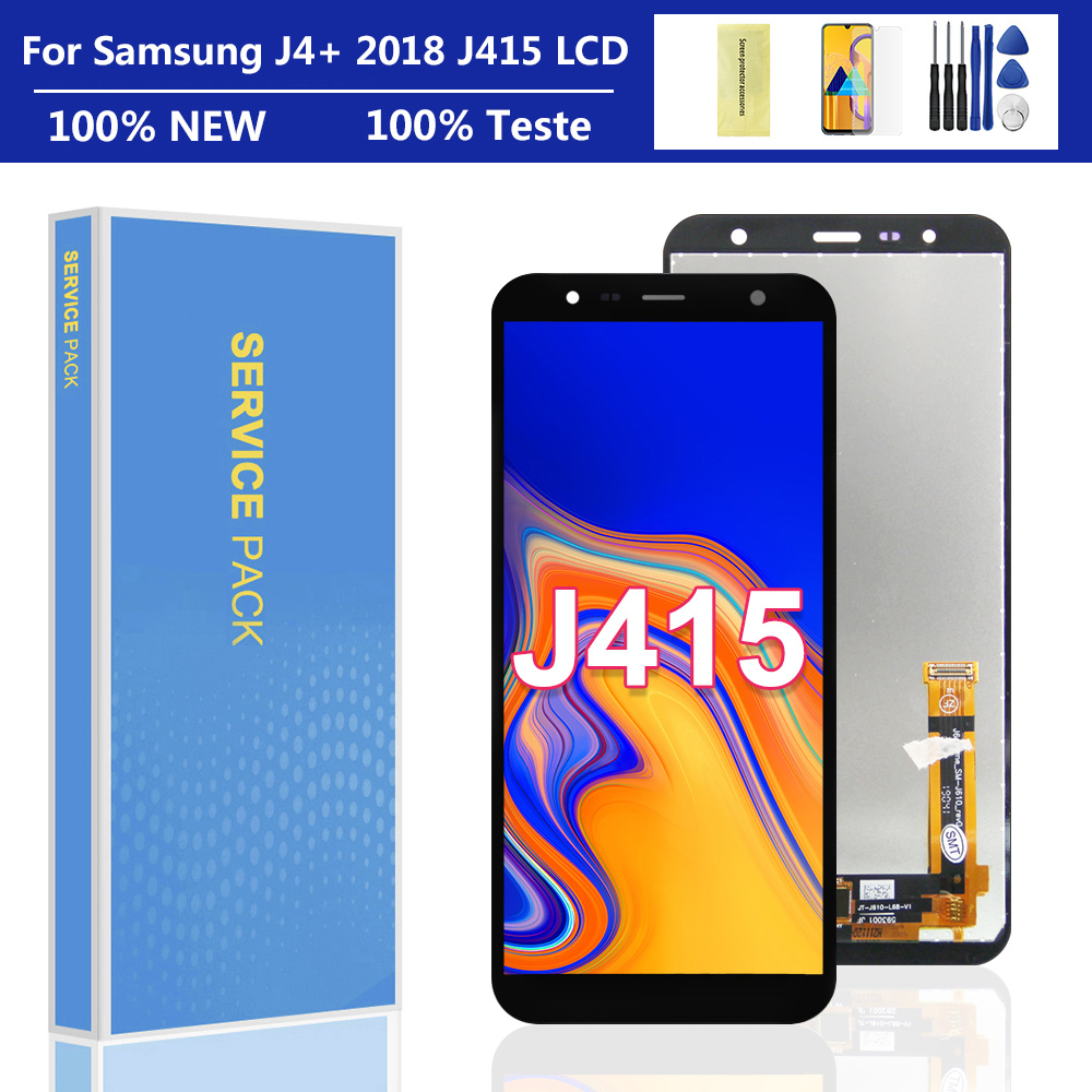 Ã‰cran Tactile LCD Original de 6.0 Pouces, pour Samsung Galaxy J4 + 2018 J4 Plus J415 J415F J410 J6 Prime J6 Plus 2018 J610 n° 1