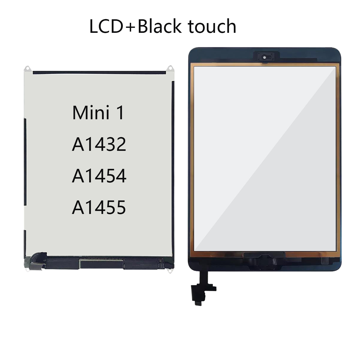 Ã‰cran tactile LCD pour Apple iPad, testÃ©, modÃ¨les Mini1, Mini2, Mini3, A1432, A1454, A1455, A1489, A1490, A1491, A1600, A1601, Mini 1, 2, 3 n° 3