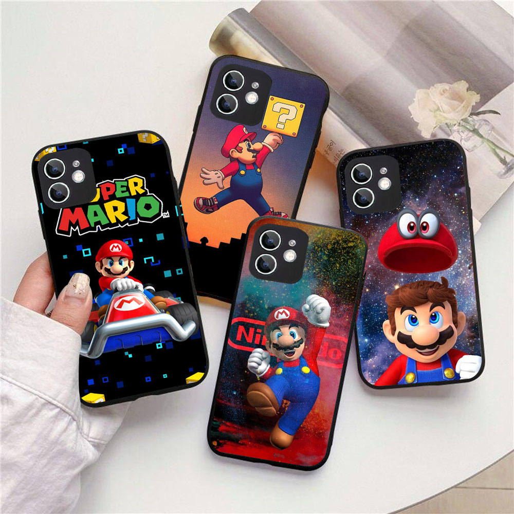 YS-8 Cartoon Marios Ã©tui en silicone pour iPhone 5 5S 6 SE 7 8 Plus X XS Poly 11 Pro Max n° 2