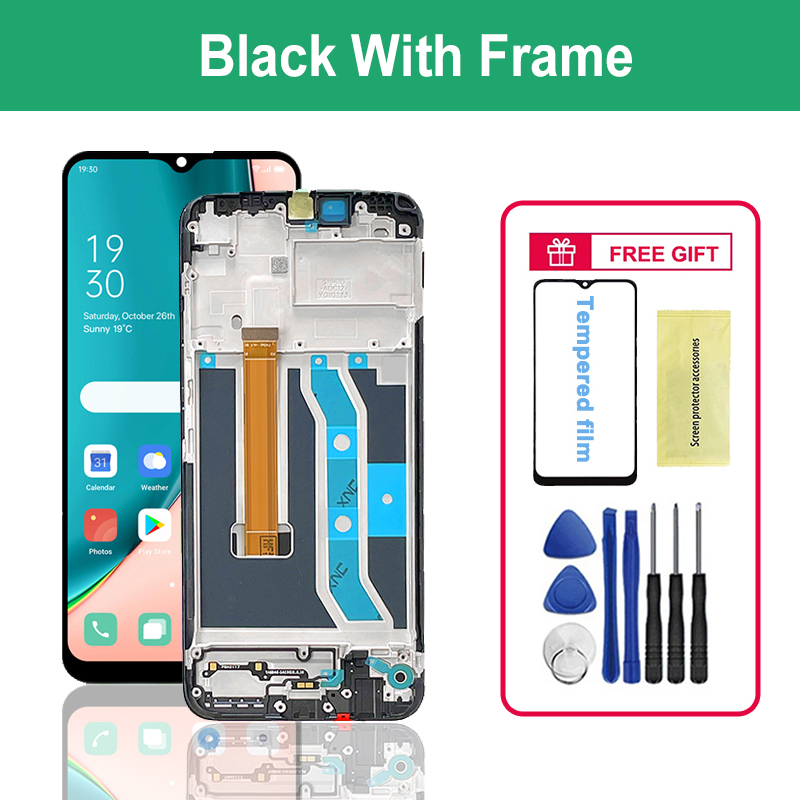 Bloc Ã©cran tactile LCD de remplacement, 6.5 pouces, pour Oppo Realme C21Y RMX3261 RMX3263, Original n° 5