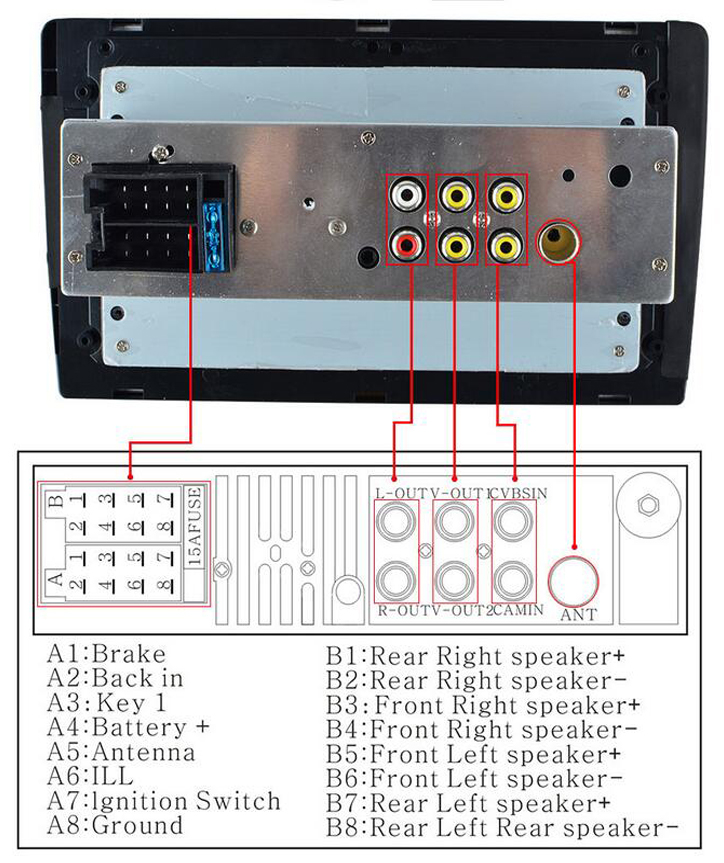 Autoradio MP5 Mirror Link, prend en charge le tÃ©lÃ©phone Android, FM, 1 Din, 9 pouces, lecteur de limitation d'Ã©cran TFT, accessoires Bluetooth n° 3