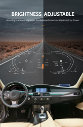 Affichage du tableau de bord du compteur de vitesse LCD numÃ©rique, 2023 pouces, BMW SÃ©rie 5, E60, E61, E63, E64, Dernier instrument d'origine, TÃªte haute, 12.3 small picture n° 5