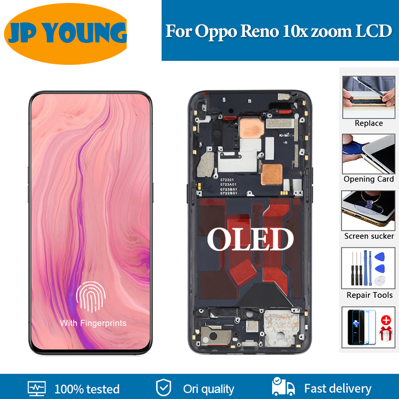 Ensemble Ã©cran tactile LCD OLED de remplacement, 6.6 pouces, pour Oppo Reno 10x Zoom, CPHbane PCCM00 n° 1