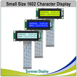 Ã‰cran d'affichage Rick LCD / OLED Tech, LCM, bleu nÃ©gatif avec rÃ©troÃ©clairage LED blanc, plus petit, 16x2, 162, 1602