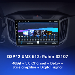 Autoradio Android 12 avec Navigation GPS et Ã‰cran PartagÃ©, Lecteur VidÃ©o, 4G, 2 Din, 10.1 Pouces, Limitation, Carplay, pour Hyundai Creta feast 25, 2015-2021 small picture n° 4