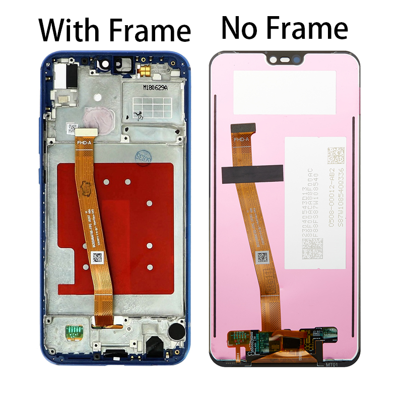 Ensemble Ã©cran tactile LCD de remplacement, 5.84 pouces, pour Huawei P20 Lite Nova 3E NETL00 ANELbronchP20Lite, original n° 2