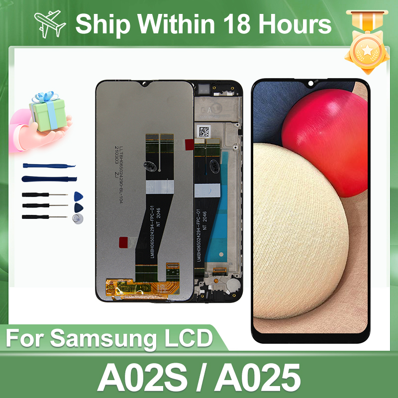 6.5 pour Samsung Galaxy A02S LCD SM-A025F/DS SM-A025G/DS SM-A025M/DS Ã©cran tactile HÃ©bergements eur assemblÃ©e piÃ¨ces SM-A025A n° 1