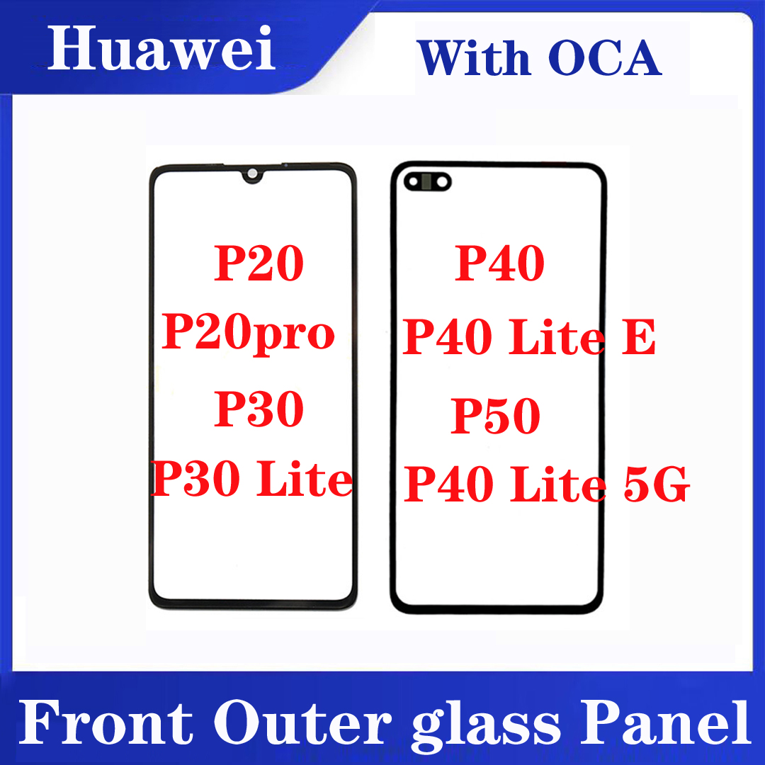 Ã‰cran tactile LCD avant AAA + pour Huawei P20 Pro P30 P40 Lite E 5G P50, piÃ¨ce de rechange en verre n° 1