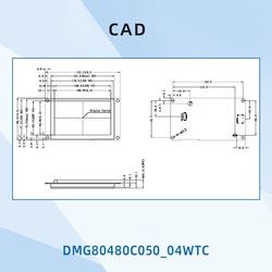 DWIN 5 pouces 800x480 TFT LCD Ã©cran HMI Ã©cran tactile prix bas DMG80480C050-04WTC rentable small picture n° 4