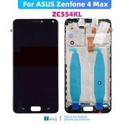 Ã‰cran tactile LCD avec cadre, HÃ©bergements eur, piÃ¨ces de rechange, ASUS Zenfone 4 Max, ZC554KL, X001D, 5.5 pouces, original