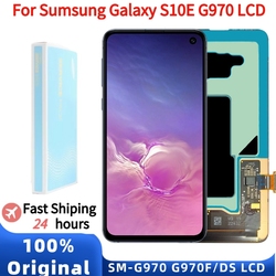 Assemblage d'écran tactile LCD AMOLED d'origine pour Samsung Galaxy S10E, SM-G970, G9700, G970FD Display