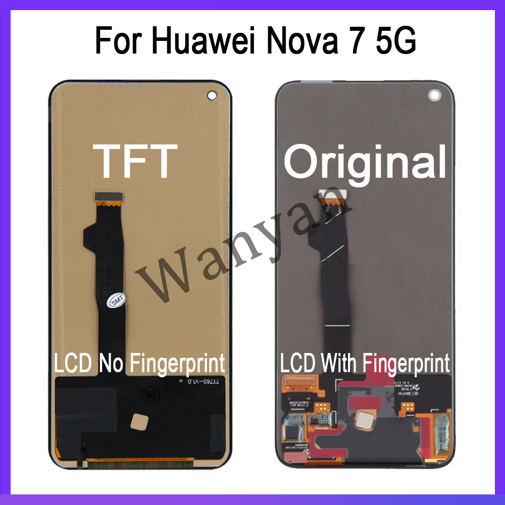 Ã‰cran Tactile LCD OLED de Remplacement, 6.53 Pouces, pour Huawei Nova 7 5G, Original n° 3