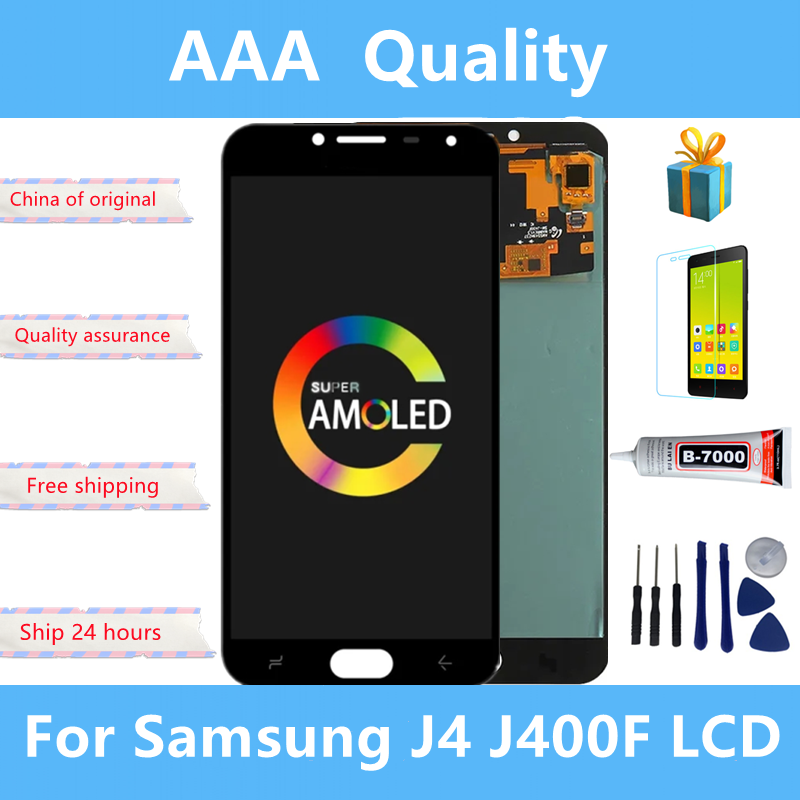 Original 5.5 ; Affichage Pour Samsung Galaxy J4 J400 J400F J400G/DS SM-J400F LCD Ã‰cran Tactile Digitizer AssemblÃ©e Remplacement n° 1