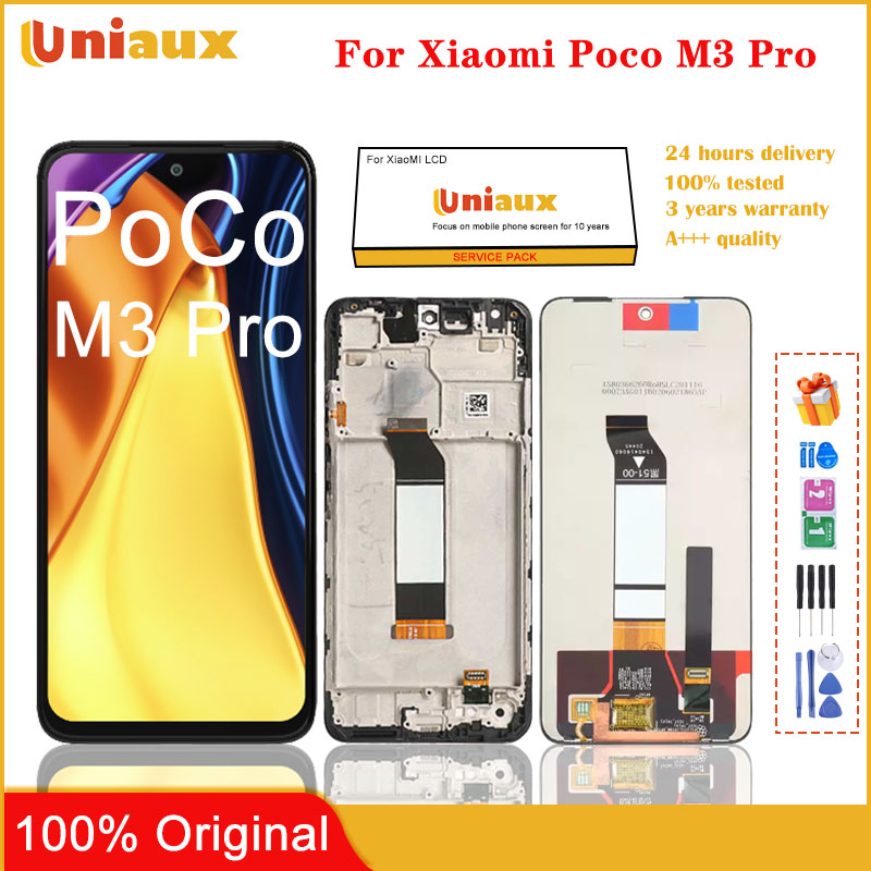 Écran LCD d'origine pour Xiaomi PMédiateur phones M3 Pro, écran tactile, assemblage de panneau de Hébergements eur, 6.5 pouces, 5G, M2103K19af, M2103K19PI n° 1