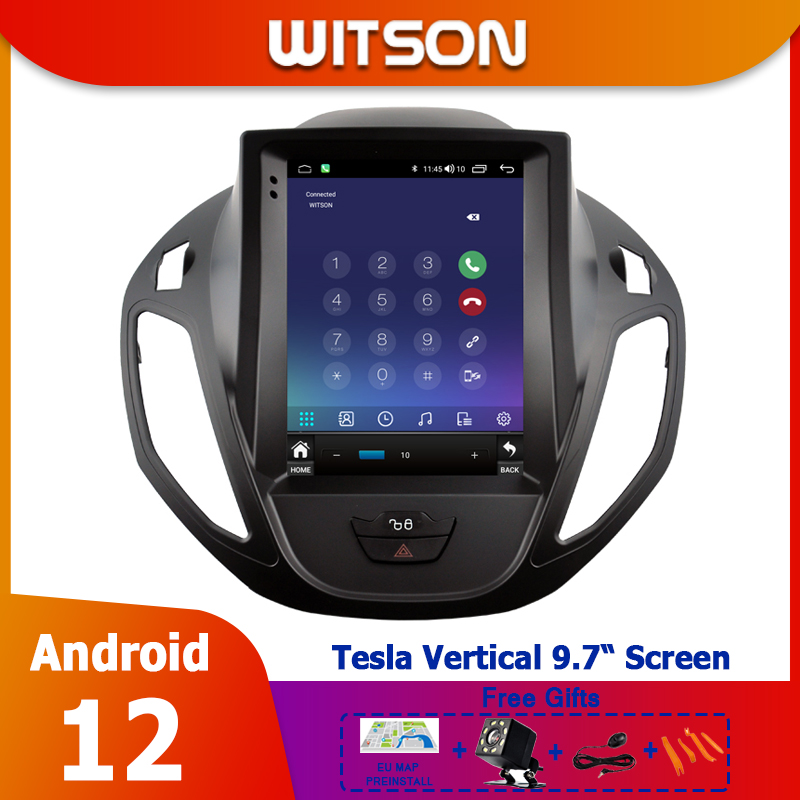 WITSON-Autoradio avec Ã©cran vertical de 2012 pouces, pour Ford B-Max ATIC Courier Tourneo 2017-9.7 Play CarPlay pour Tesla Type n° 1