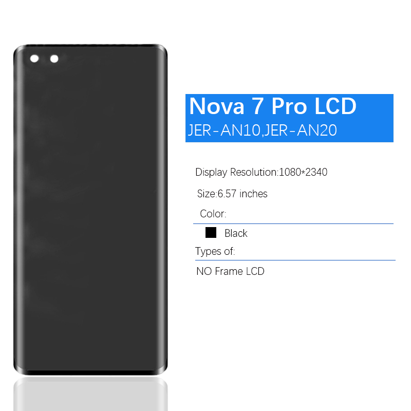 Original Amoled Pour Huawei Nova 7 Pro 5G JER-AN10 JER-AN20 LCD Ã‰cran Tactile Digitizer Panneau AssemblÃ©e Remplacement n° 3