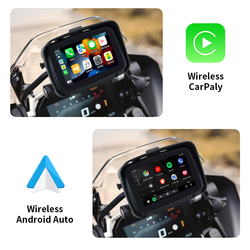 EKIY Moto de Navigation GPS IPX7 Ã‰tanche Ã‰cran d'affichage Apple Carplay Moniteur Automatique Android Sans Fil pour Moto Portable small picture n° 2