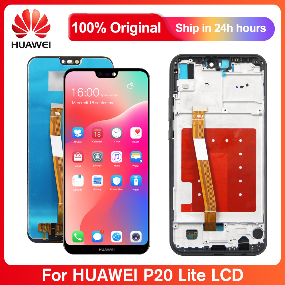 5.84 d'origine en effet LCD pour Huawei P20 lite LCD Ã©cran tactile HÃ©bergements eur assemblÃ©e pour Huawei Nova merveilleuse ANE-LX1 ANE-LX2 LCD n° 1