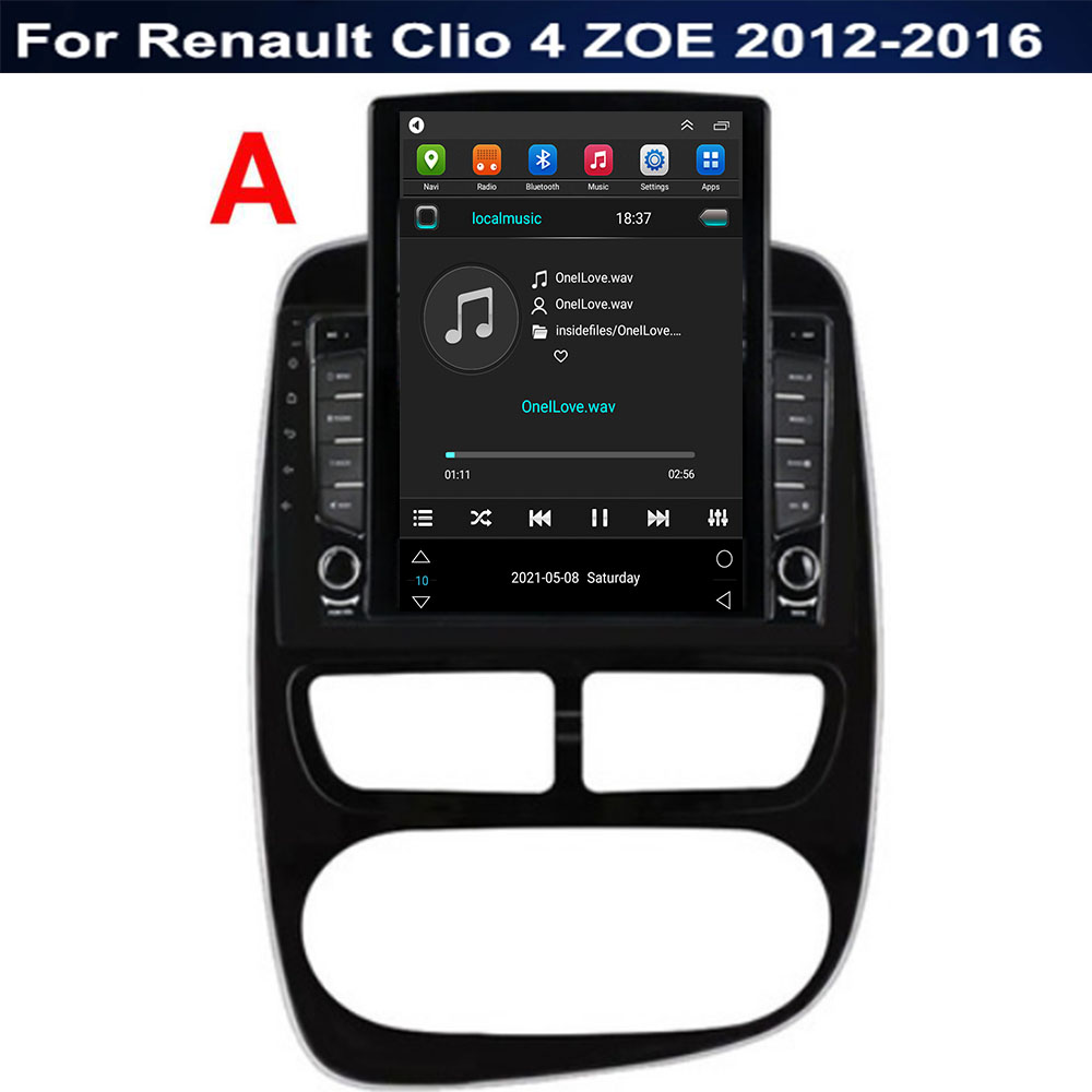 Autoradio Android 12 pour Renault Clio 4 ZOE 2012-2035, Lecteur VidÃ©o, StÃ©rÃ©o, GPS, Carplay, DSP, RDS, 2 Din n° 4