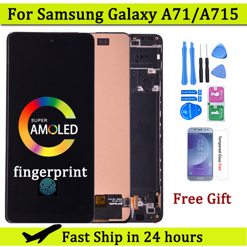 6.7 en effet pour Samsung Galaxy A71 A715 Ã©cran LCD avec Ã©cran tactile HÃ©bergements eur assemblÃ©e SM-A715F/DS SM-A715F/DSN Ã©cran LCD n° 1