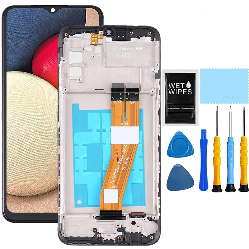 Kit Ã©cran tactile LCD de remplacement, 6.5 pouces, pour Samsung Galaxy A02s A025a A025u s124dl n° 1