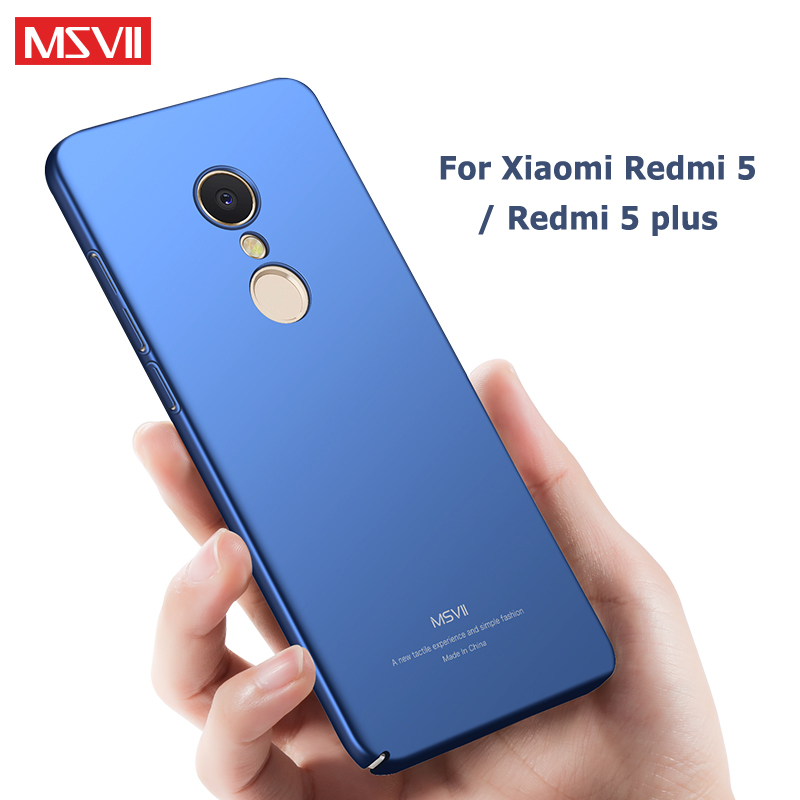 Msvii-Coque Ultra Fine et Rigide Antichoc pour TÃ©lÃ©phone, Ã‰tui PC 256 pour Xiaomi Redmi 5 Plus, Xaomi 5 Plus n° 1