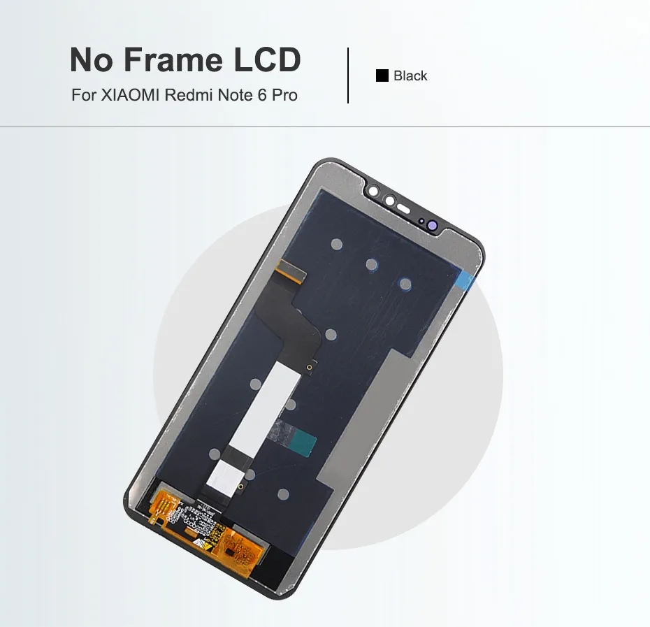 Remplacement d'Ã©cran tactile LCD avec cadre, Xiaomi Redmi Note 6 Pro, M1806E7TG, 6.26 , Original n° 5