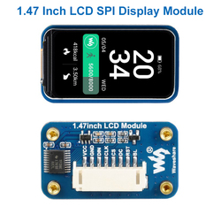 Tech d'Ã©cran LCD pour Raspberry Pi 4 3 ontariPico, 1.47x172, Ã©cran IPS, ST7789V3, pilote petÃ©ventuelles I pour Ardu37STM32, 320 pouces