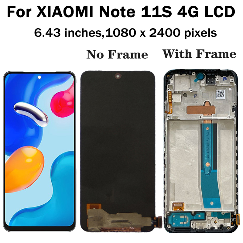 NumÃ©riseur d'Ã©cran tactile LCD pour Xiaomi Redmi Note 11S 5G, 2201117Xenon LCD, 5G, 22031116BG, Original n° 4