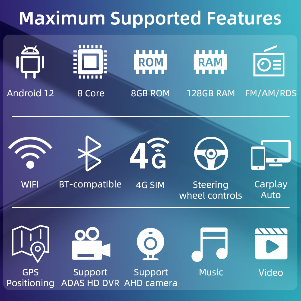 Autoradio Android avec Navigation GPS, Lecteur Audio StÃ©rÃ©o, 2 DIN, pour Voiture KIT 308, 308SW, 408 RCZ, 2010-2016 n° 5