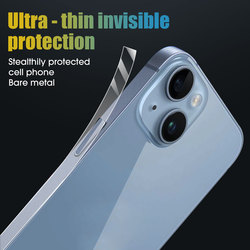 Autocollants de protection des bordures transparents ultra fins, film latÃ©ral pour iPhone 15 Pro Max 15 Plus, film hydrogel TPU pour iPhone 15 Pro small picture n° 4