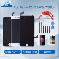 Elekworld â€“ ensemble Ã©cran tactile LCD de remplacement, pour iPhone 5s 6 6S 7 8 Plus