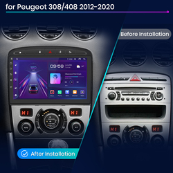 Junsun-Autoradio Android Carplay sans fil pour KIT, 308 308SW, 408, 2012-2020, limitation GPS, 4G WIFI DSP small picture n° 2