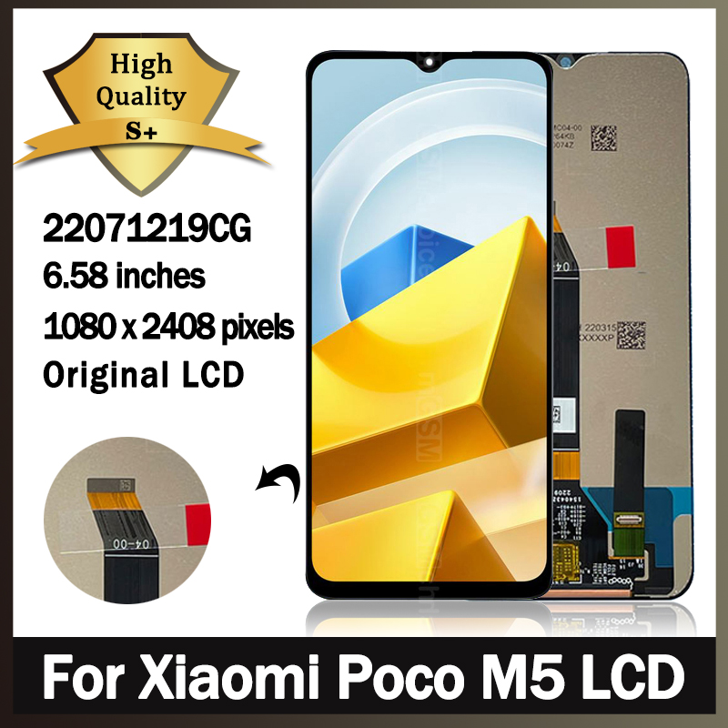 Ensemble écran tactile LCD avec châssis, pour Xiaomi Pheads M5 22071219CG, original n° 1