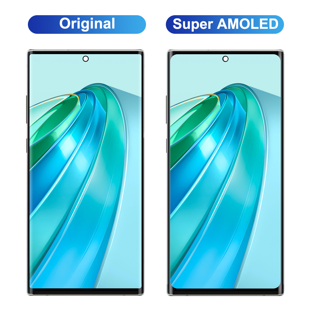 Ã‰cran tactile LCD AMOLED avec cadre, compatible avec Samsung Galaxy Note 10 Plus, N975F, support S Pen, remplacement n° 6