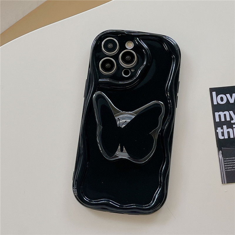 Coque de tÃ©lÃ©phone avec support papillon 3D, coque en MSI pour OPPO reno 6 lite reno5 4lite reno7 4G 5G reno8pro 4z realme 7 8i c12 n° 4