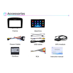 Lecteur d'autoradio Android pour KIT 408 308sw, GPS, RDS, DSP, 2Din, pas de DVD, limitation small picture n° 6