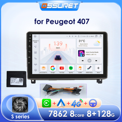 Autoradio multimÃ©dia Android, Navigation GPS, Audio/vidÃ©o, Ã©cran tactile P, unitÃ© centrale pour voiture Peugeot 407, 2004, 2011