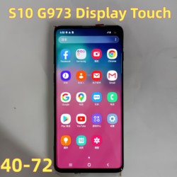 Ã‰cran LCD 6.1 d'origine pour SAMSUNG Galaxy S10 G973 G973F/DS G973U, SM-G9730 avec assemblage de HÃ©bergements eur d'affichage en verre tactile