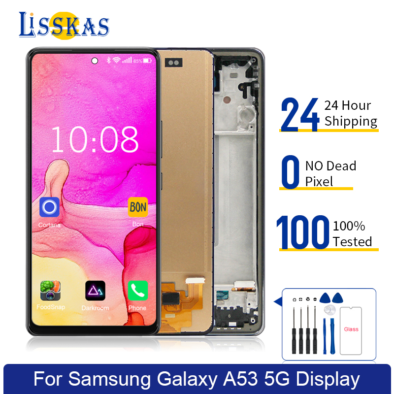 Ensemble Ã©cran tactile LCD, piÃ¨ce de rechange, pour Samsung Galaxy A53 5G A536 A536B A536U A5360 A536E A536N, original n° 1