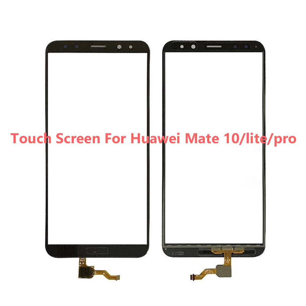 Verre Ã  lentille extÃ©rieure avant pour Huawei Mate 10, 10pro, 10 Lite, verre d'Ã©cran tactile n° 1